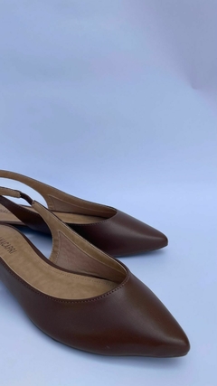 Sapatilha Slingback Bico Fino