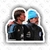 Sticker Messi y Maradona