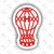 Sticker Escudo oficial Huracan