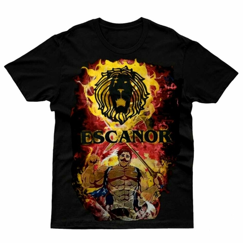 CAMISETA INFANTIL SETE PECADOS CAPITAIS NANATSU ESCANOR