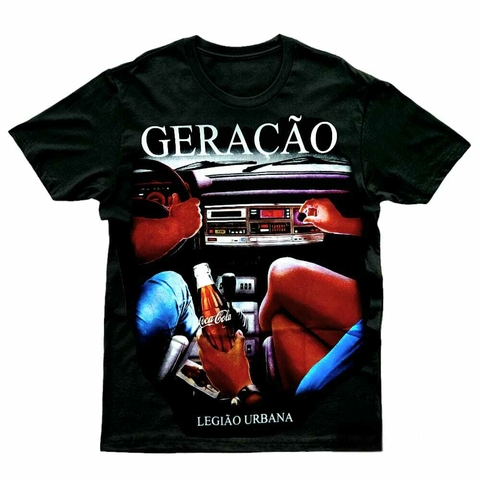 CAMISETA INFANTIL LEGIÃO URBANA GERAÇÃO COCA COLA
