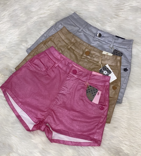 Short Jeans Metalizado 36 38 - comprar online
