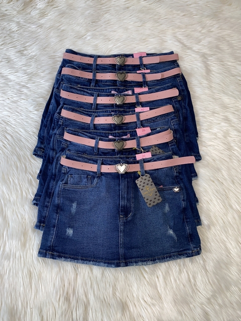 Short/Saia Jeans Luxo 36