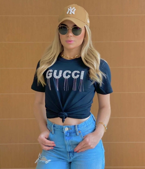 T-shirt de Luxo Inspiração Gucci