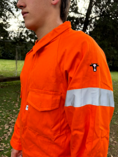 Mameluco de Trabajo, Con reflectivos Unisex - Naranja - tienda online
