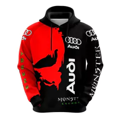 Moletom Masculino Uniforme Monster Skull Audi Moto Gp - starks tere