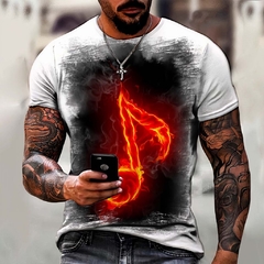 Camisa Camiseta Masculina Musica Notas 1