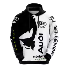 Moletom Masculino Uniforme Monster Skull Audi Moto Gp - comprar online