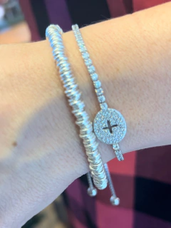 Pulseira Zircônias Cristais | PU033 na internet