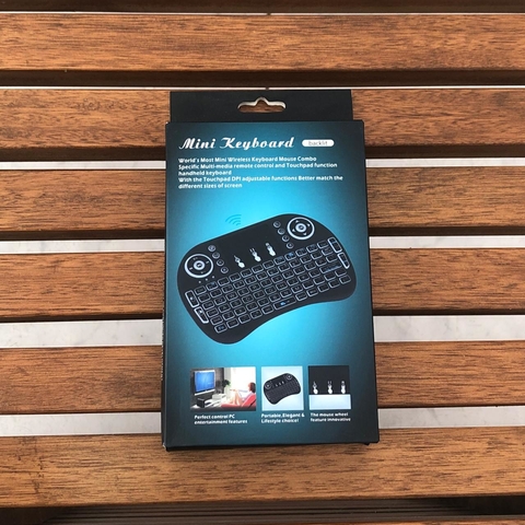 Mini Teclado Wireless com Touchpad