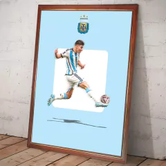 Poster enmarcado Julián Alvarez - Argentina Qatar 2022