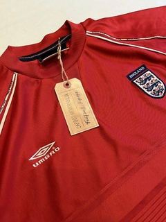 Camiseta entrenamiento selección Inglaterra - 2002/2003- Usada - Cafoot Memorabilia