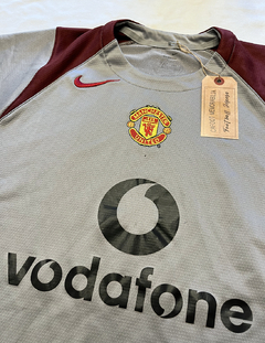 Camiseta entrenamiento Manchester United Inglaterra - 2004/2005- Usada - Cafoot Memorabilia