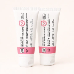 Kit 2 Unidades Hidratante Facial SHA SHA 40g | Hidratação Diária | Oil Free | Todos os Tipos de Pele