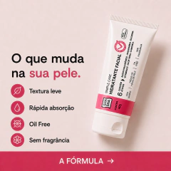 Kit 2 Unidades Hidratante Facial SHA SHA 40g | Hidratação Diária | Oil Free | Todos os Tipos de Pele - SHA SHA Cosméticos