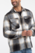 Jaqueta Over Shirt Xadrez Chevron