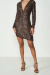 Vestido Colcci Paete Bronze