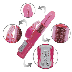 VIBRADOR JACK RABBIT ROTATIVO COM 8 FUNÇÕES DE ROTAÇÃO E 36 DE VIBRAÇÃO na internet