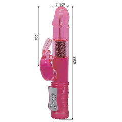 VIBRADOR JACK RABBIT ROTATIVO COM 8 FUNÇÕES DE ROTAÇÃO E 36 DE VIBRAÇÃO - USE & ABUSE SEXSHOP 