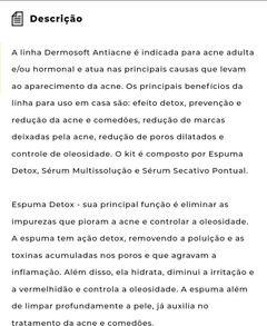 EXTRATOS DA TERRA Kit Antiacne | Dermocosmético Vegano na internet