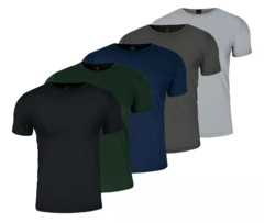 Kit 5 Camisetas Masculinas na internet