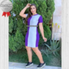 Vestido Bicolor Fio Torcido
