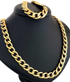 Corrente Masculino Grumet Banho De Ouro - comprar online