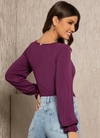 Blusa feminina com elastano