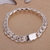 Pulseira de prata esterlina 925 fina para mulheres de alta qualidade, joias da m