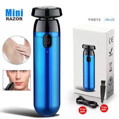 New Mini Electric Shaver Long-Lasting Battery Life Portable Car Rechargeable Razor Travel Car Mini Shaver
