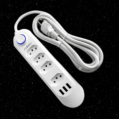 Extensão Torre de Tomadas Retrátil + USB com Filtro de Linha Padrão Brasil de 2 Metros - comprar online