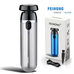 New Mini Electric Shaver Long-Lasting Battery Life Portable Car Rechargeable Razor Travel Car Mini Shaver - buy online