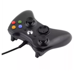 Controle De Xbox 360 Com Fio PC/ Fat E Pc Joystick Jogo gamepad Barato Promoção - HighTech Tecnologias
