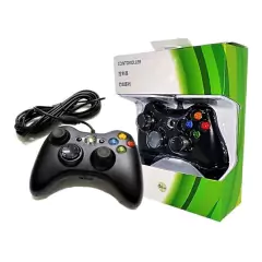 Controle De Xbox 360 Com Fio PC/ Fat E Pc Joystick Jogo gamepad Barato Promoção - comprar online