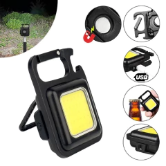 Lanterna Led e Abridor de Garrafa Portátil Com Imã e Entrada USB Recarregável de Bolso - online store