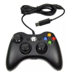 Controle De Xbox 360 Com Fio PC/ Fat E Pc Joystick Jogo gamepad Barato Promoção