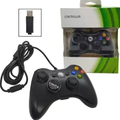 Imagen de Controle De Xbox 360 Com Fio PC/ Fat E Pc Joystick Jogo gamepad Barato Promoção