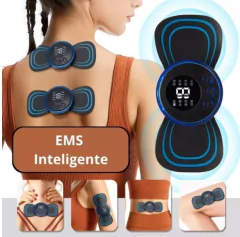 Mini Portable EMS Electric Neck Stimulation Massager For Cervical Muscle Pain Relief - buy online
