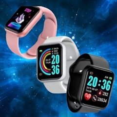 Y68 Smart Watch Heart Rate Blood Pressure Blood Oxygen Monitoring Multi-Function Reminder Sleep Monitoring - HighTech Tecnologias