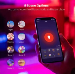 ELIVCO E27 WiFi Futuristic Smart Bulb, Compatible with Android, IOS, Alexa and Google Home. on internet