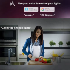 ELIVCO E27 WiFi Futuristic Smart Bulb, Compatible with Android, IOS, Alexa and Google Home. - online store