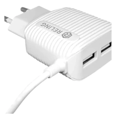 Carregador TIPO-C Com 2 Portas USB e 3.1A - Carregue Seus Dispositivos em Alta Velocidade!