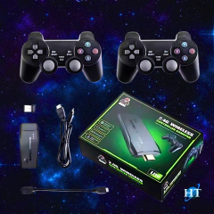 Video Game Console 2.4G Double Wireless Controller Game Stick 4K 10000 Games 64 32GB Retro Games for PS1/GBA Boy Christmas Gift - buy online