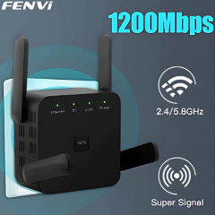 Repetidor de Wi-Fi 2.4Ghz/5Ghz Extrema Velocidade e Conexão com Tecnologia Dual Band | Extensor de Sinal de Longo Alcance - comprar online
