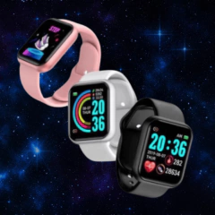Y68 Smart Watch Heart Rate Blood Pressure Blood Oxygen Monitoring Multi-Function Reminder Sleep Monitoring - buy online