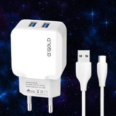 Turbo Carregador Completo Tipo "C" com Duplo USB - comprar online