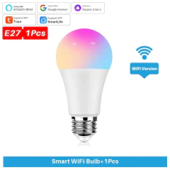 Lâmpada Inteligente com Incríveis 15W WiFi, Compatível com Android, IOS, Alexa e Google Home. na internet