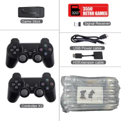 Video Game Console 2.4G Double Wireless Controller Game Stick 4K 10000 Games 64 32GB Retro Games for PS1/GBA Boy Christmas Gift on internet