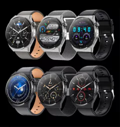 New NFC Smart Watch Men GT3 Pro AMOLED 390*390 HD Screen Heart Rate Bluetooth Call IP68 Waterproof SmartWatch For Huawei Xiaomi - buy online