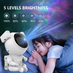 NEW Astronaut Galaxy Starry Projector Night Light Star Sky Night Lamp For Bedroom Home Decorative Kids Birthday Gift on internet